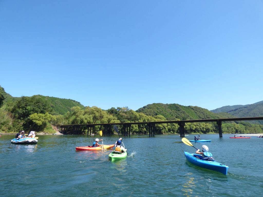 四万十川カヌー